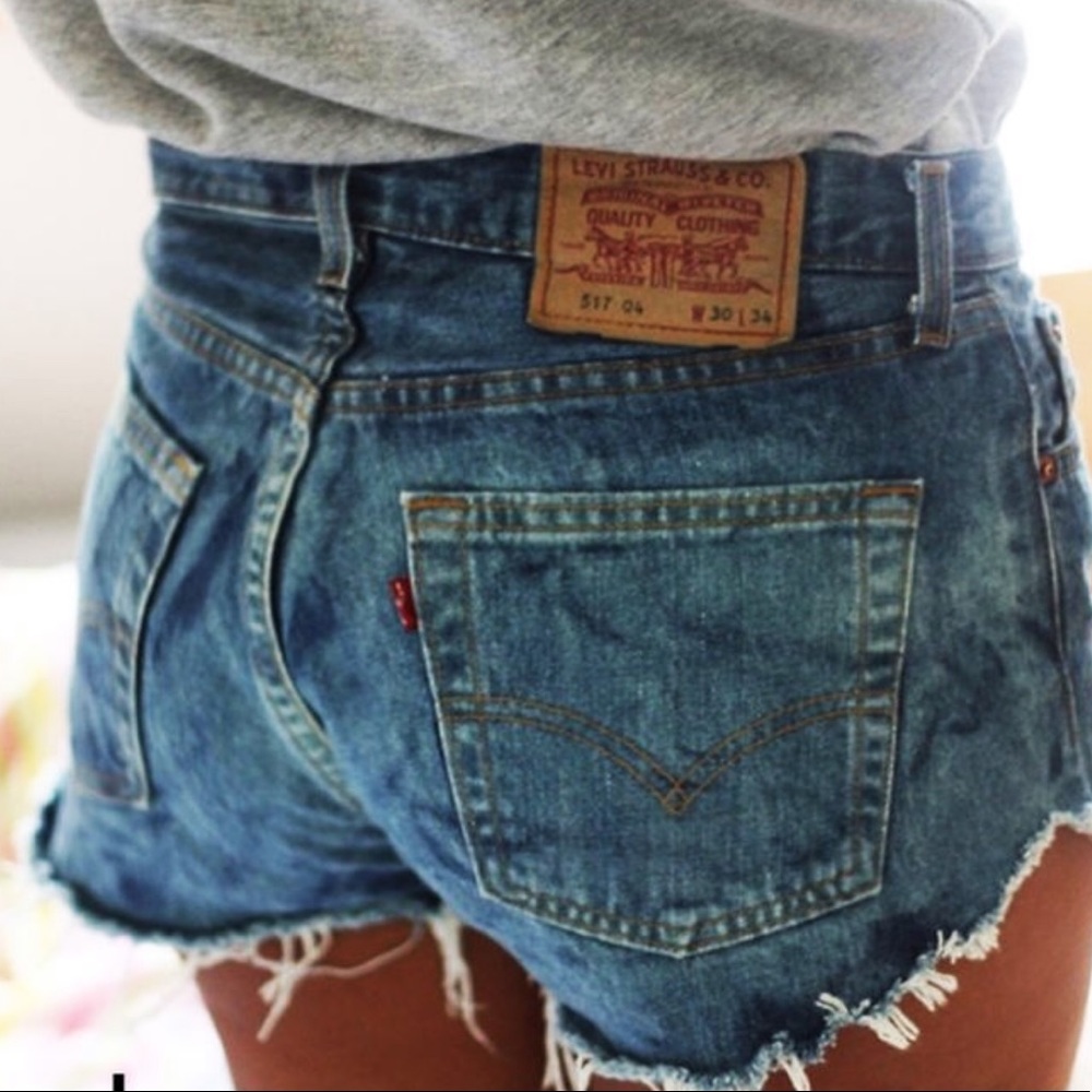 Levi urban renewal jean shorts by urban outfitters